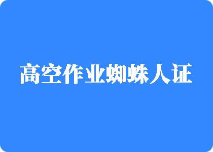 啊啊啊不要操了太硬了的视频高空作业蜘蛛人证